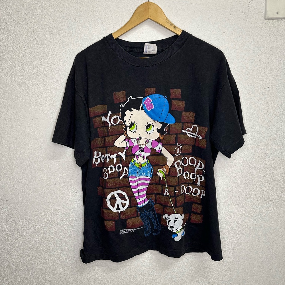 Vintage Betty Boop Hip Hop T-Shirt Large Men’s